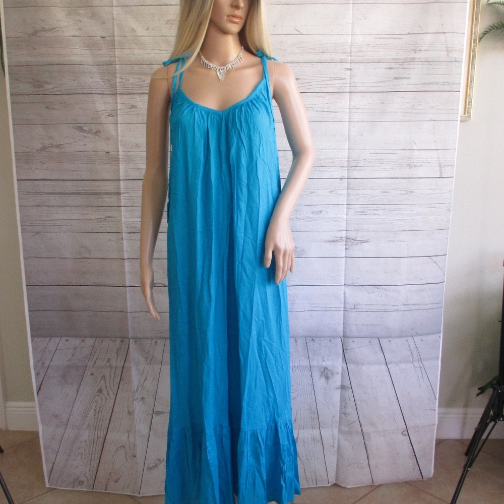 NWT - WATER LILY maxi dress - sz M - MSRP $69.90